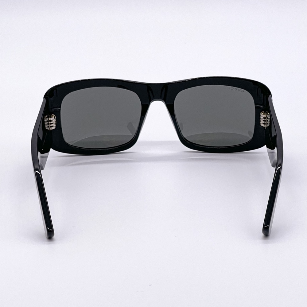 NEW GUCCI GG1080S 001 OVERSIZED SUNGLASSES GUCCI GG1080S BLACK EYEWEAR - Picture 7 of 12
